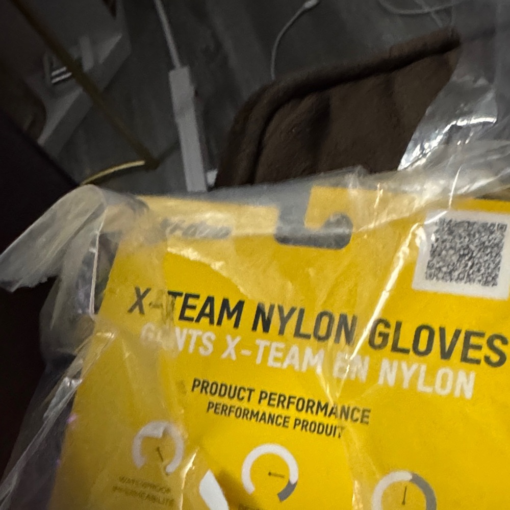X-Team Performance Nylon Gloves - black & grey US ONLY